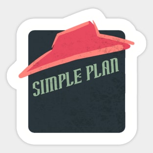 simple plan Sticker